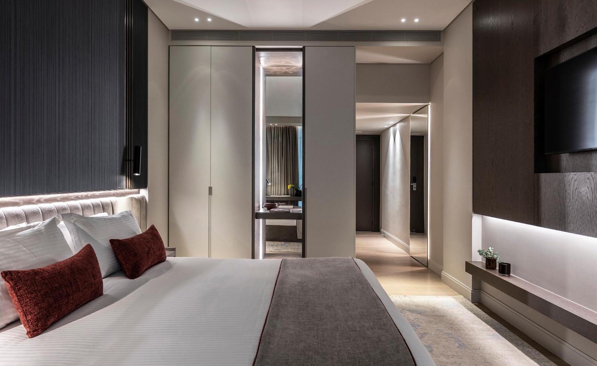 Hotel Njv Athens Plaza Exteriér fotografie A bedroom at the hotel