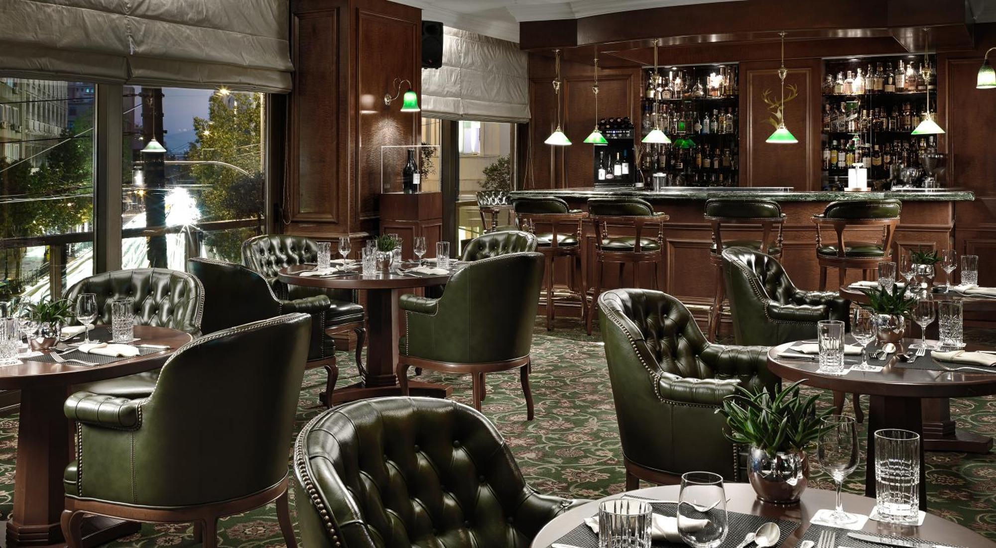Hotel Njv Athens Plaza Exteriér fotografie The bar at the St. Regis New York