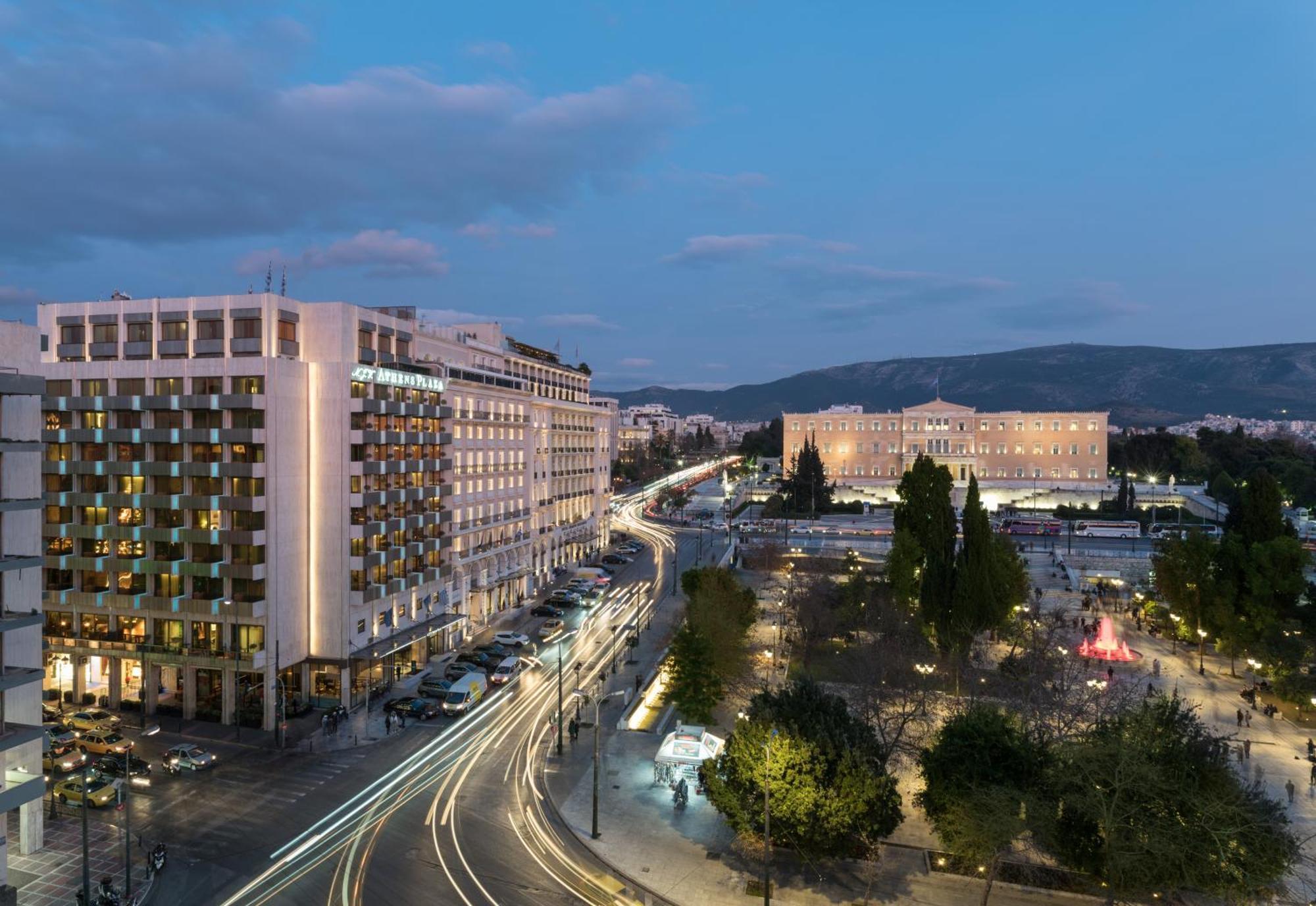 Hotel Njv Athens Plaza Exteriér fotografie Nikis Avenue